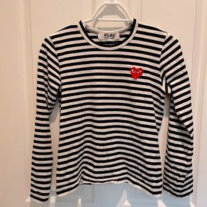 Comme des garçons striped shirt
